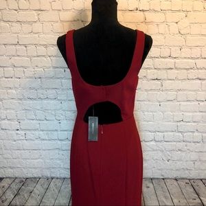 Deep Red Maxi Dress